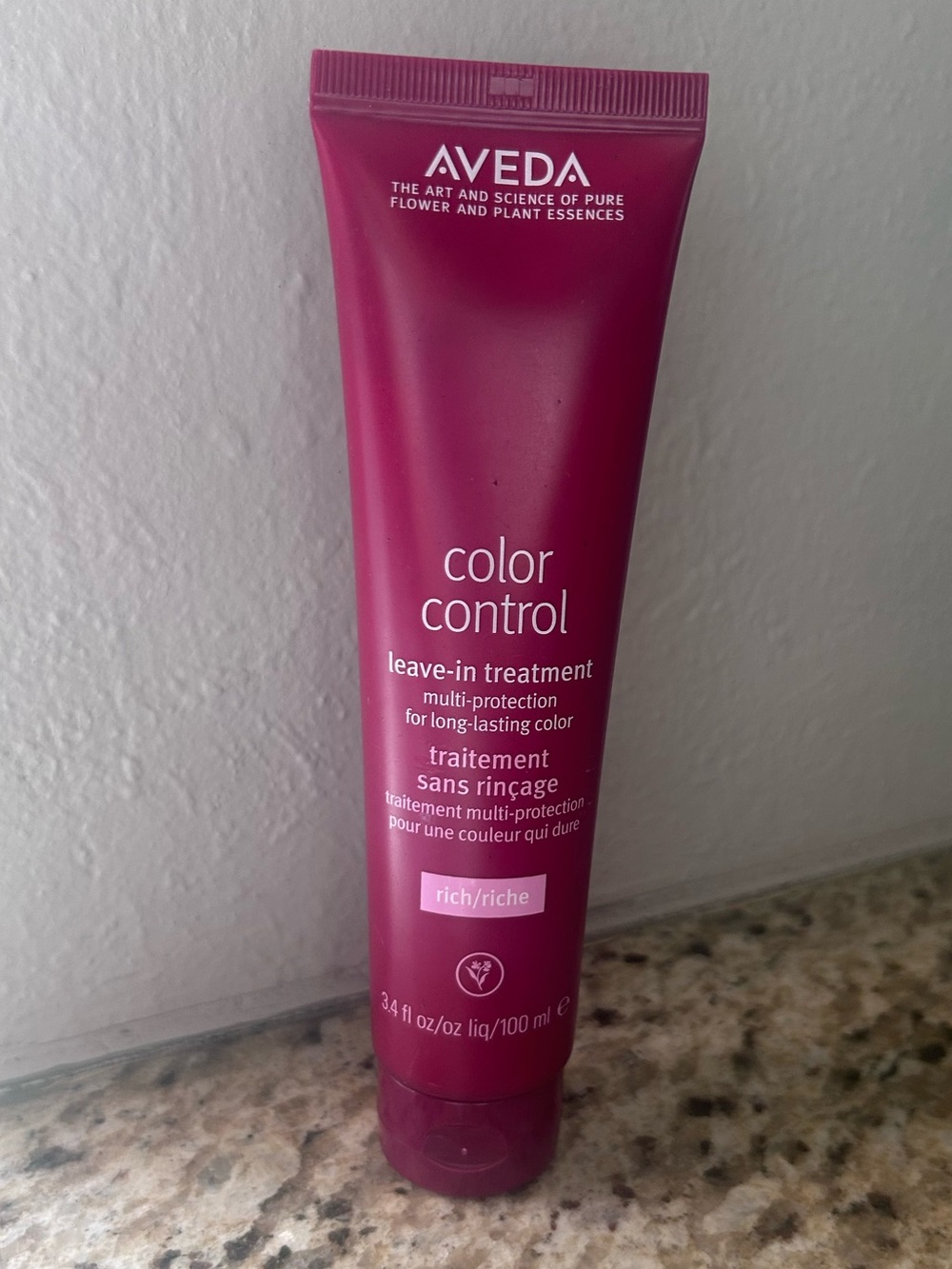 AVEDA Color Control Leave-In Treatment — Deep Pink Tube